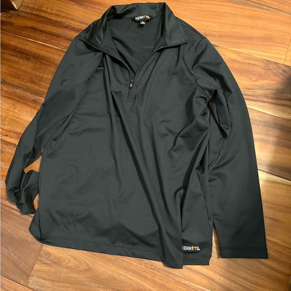Kerrits kids riding  jacket Charcoal‎ Quarter-Zip Top - Picture 1 of 4
